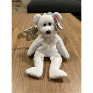 Ty - Beanie Babies - Halo II - The Angel Bear - January 14th, 2000 - Tags